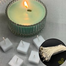 YS 양초심지 20cm 100개 향초재료 캔들제작, 1개