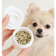 강아지 수면제 고양이 신경 안정제 진정제 분리불안 스트레스 완화제 멀미약 보조제, 1개