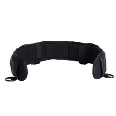 多功能戰術腰帶套裝 尼龍眼鏡蛇扣工作腰封 戶外軍迷登山野營裝備 960112, 黑色腰封, 1個