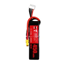 베타FPV 파보20 프로 RC 쿼드콥터 레이싱 드론용 BEAT 3S 450mAh 75C 11.1V 리튬폴리머 배터리 XT30, 09 1PC 450mAh 3S 75C