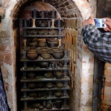 陶瓷茶壺, 柴燒柴窯黃龍山老青灰段壺宜興正品紫砂壺收藏臥龍壺300cc1入 -, 1個, 300L