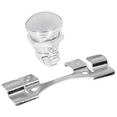 미국 ONETK 푸시 버튼 연료 도어패널 래치 키트는 Harley Davidson Touring Electra Glide Street Glide Ultra 및, 1개