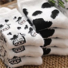 딸기수면양말 겨울 따뜻한 덧신 발목 보온 털실내화