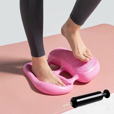 밸런스 에어 쿠션 젤리 스텝퍼+에어펌프, 핑크