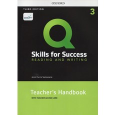 Q Skills for Success: Reading and Writing 3 Teacher's handbook (with Teacher Access Card)