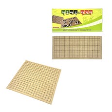 WSMall 인효 양면 바둑판 장기판 15mm 오목, 1개, 단일