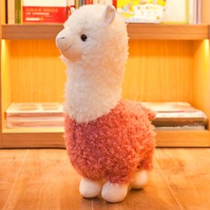 귀여운 알파카 인형 베개 동물 부드러운, 분홍색, 55cm 컬렉션 플러스 구매 우선 배송