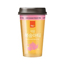 유어스 저당 복숭아티, 10개, 320ml