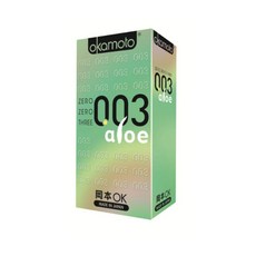 Okamoto 岡本 003 蘆薈極薄保險套, 1個, 10個裝