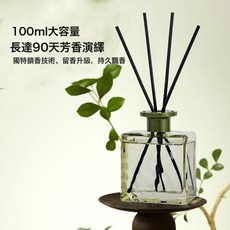 DIU 高品質茶無火香薰臥室高級感持久清新100ml液體套裝, [桂花龍井]:100ml, 1個, 1L
