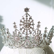 메리지엥 셀프 웨딩 티아라 왕관, 1개, 16. 아리엘