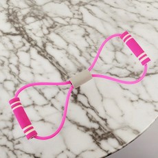 지브로 홈트 저항 운동 발레 스트레칭 밴드 필라테스 헬스 요가 재활, 1개, 핑크