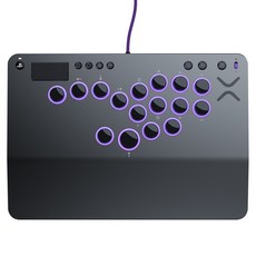 터틀비치 빅트릭스 프로 Victrix Pro KO Fight Stick 플스5 PC 히트박스 컨트롤러, 1개, 회색 1개, 회색