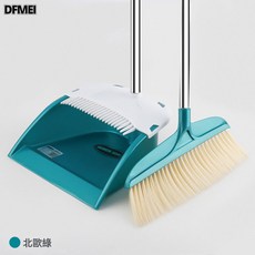 DFMEI 掃把掃帚家用軟毛梳齒, 724綠色兩件套:如圖, 1個