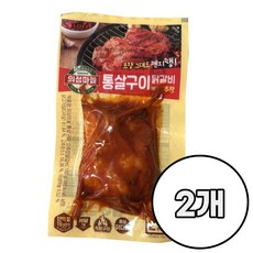 롯데 의성마늘 통살구이 닭갈비 매콤고추장 /냉장 닭다리살 반찬 안주, 2개, 120g