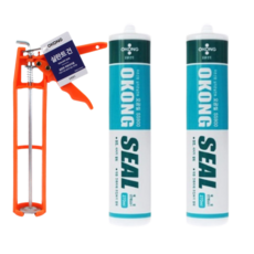 오공 실리콘 ss900 1+1 실리콘 실란트 증정, 금색, 2세트