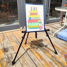 금속제 안정적인 접이식 폴딩형 받침 접을수있는 이젤 튼튼한 철제 30755ea 1(pc)