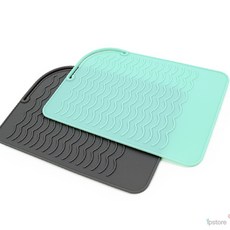 라프샵 고데기거치대 실리콘 고데기 매트, 그레이