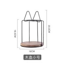 아카시아 나무 디저트 테이블 장식 웨딩 생일 장식 소품 나무 트레이 케이크 플레이트 디저트 랙 디스플레이 선반, 작은활케이크접시[아카시아나무]