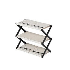 宅配 奶油風摺疊鞋架 多層鞋子收納 折疊鞋架 防水鞋架 宿舍鞋櫃 多層鞋架 組裝鞋架 簡易鞋架 鞋盒 鞋櫃, 1個, 奶油風摺疊鞋架(小號 3層)店到家限1個