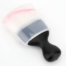 Cartisen 자동차 디테일링 브러시 부드러운 빗살 클리닝 브러시 대시보드 공기 통풍구 가죽 및 내부 청소용 긁힘 방지 자동 먼지떨이 도구 블랙 & 브라운 404915, 블랙 & 핑크 캡 포함