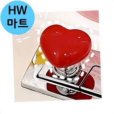 SOKIM 귀여운 하트다용도손잡이 주방보조, 레드