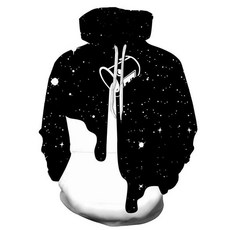 3D 스키장후드 프린트 위안수 풀오버 맨투맨 후드티 남성용 여성용 힙합 자켓 대련 후디