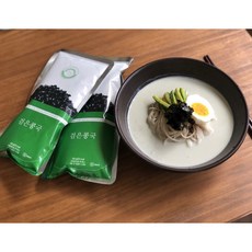 콩쿡맘 좋은콩식품 검은콩국 콩국수용 국산 서리태 콩물 무가당 두유 업소용 콩국, 10개, 430ml