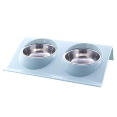 베스펫 반려동물 올인원 멀티 식기세트, 소형, 블루, 1개