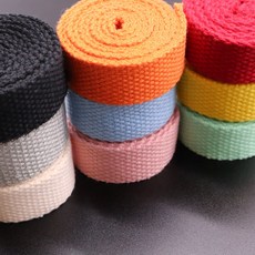 가방끈 웨이빙 스트랩 웨빙끈 면 35% 폭 20mm*1M, 1개, 20mm*1M  1번