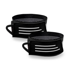 아발바 프리미엄 다용도 안전각반밴드, 블랙, 1세트