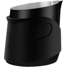 400ml 커피 라떼 아트 컵 스테인리스 스틸 우유 프로팅 피처와 스케일 에스프레소 스팀 도구블랙, Black