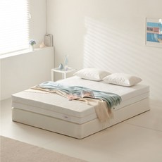 퍼즈앤 솔리드 탄탄한 본넬스프링 양면매트리스, 화이트, 200mm, 양면형 본넬스프링 (탄탄한), 슈퍼싱글 (SS)