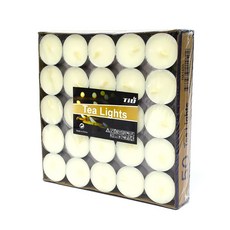 無煙環保蠟燭(4小時)-50入裝, 20g, 1件, 無香