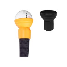 투딘골프 골프공 회수기 실리콘 볼 픽업기 퍼팅라이너, 1개, 블랙