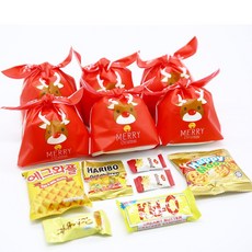 聖誕分裝零食小禮組, 7種零食, 6組