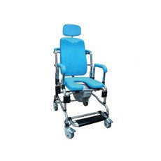 海夫健康生活館 杏華旗艦型洗澡便椅附頭靠，長者孕婦洗澡椅，安全防滑便盆椅，舒適頭靠設計, 1個