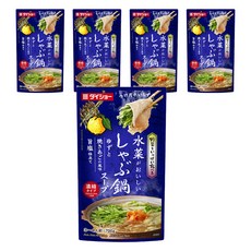 다이쇼 경수채가 맛있는 샤브나베 스프 농축타입 소금맛, 5개, 700g