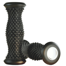 혈액순환 다리 마사지 릴렉스 발바닥 족저근막염 마사지기 롤러 풋롤러, 1개, 블랙