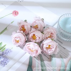 嗨購 仿真玫瑰花苞 DIY手工配花 婚慶花束裝飾, 淺粉