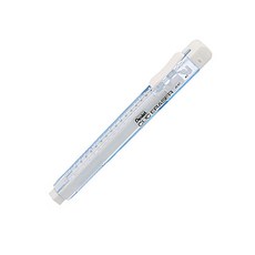 Pentel 펜텔 클릭 이레이져 슬라이딩 샤프식 지우개 (ZE80 ZE81), ZE81S-W 클리어스카이블루