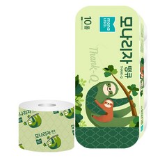 땡큐 롤화장지 50m x 10롤, 10개