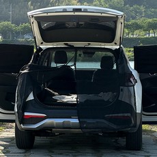 BMW X6모기장 차박 커튼 차량용 방충망 트렁크 지퍼형, M (120cm), 1개