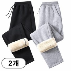 차엔쿠 1+1 남성 여성 겨울 털 방한바지 트레이닝 바지 야외 혹한기 작업복 바지 빅사이즈