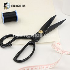 망간강철 재단가위 230mm 절삭력 좋은 다용도 가위 재단도구 소잉부자재, 1개