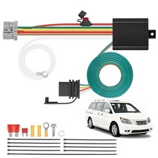 Nilight 4핀 트레일러 배선 하네스 키트 56370 차량 표준 4방향 커넥터 맞춤형 2017 2018 2019 2020 2021 2022 2023 2024 2025 혼다, Honda Odyssey 2005-2010