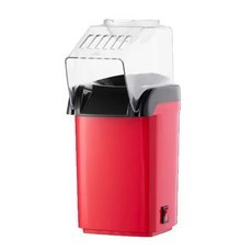 新款家用電動爆米花機吹風式迷你爆玉米包穀 電熱爆玉米機 爆谷機, 紅色:國內可用