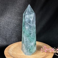 螢石柱 雲霧 方塊體 星空 帶彩虹光, 1個