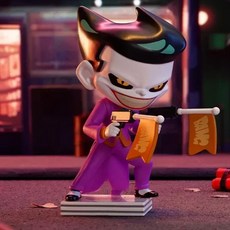 팝 마트 고담 시티 애니메이션 피규어 장식품 귀여운 미스터리 박스 인형 블라인드 선물, 1개, 색상: 2. THE JOLER