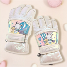 산리오 포차코 방한장갑 오로라 오지 아동 유아 어린이 여아 손가락 키즈 아이 아기 장갑 방한 스키장갑 키즈 남아